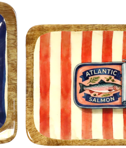7628 TRIO PLATS FISH PARADE 3P